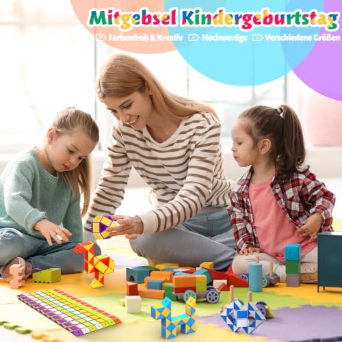 WEARXI Mitgebsel Kindergeburtstag,12er Magische Schlangen Kleine Geschenke – Ansicht 4