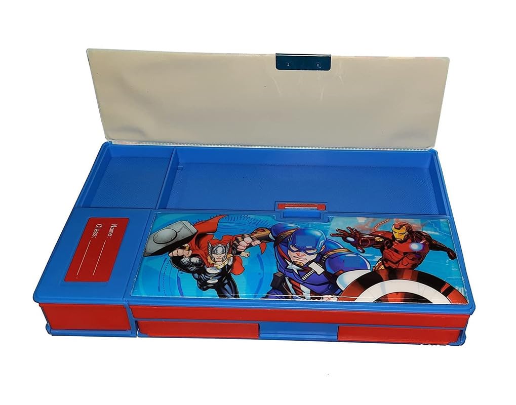 TIME 2 TOYS Spider-Man Compass Stationery Box | Multi-Functional Pencil Box for Kids & Students | School Supplies Organizer (B0DH8281PF) Amazon Price History, Amazon Price Tracker