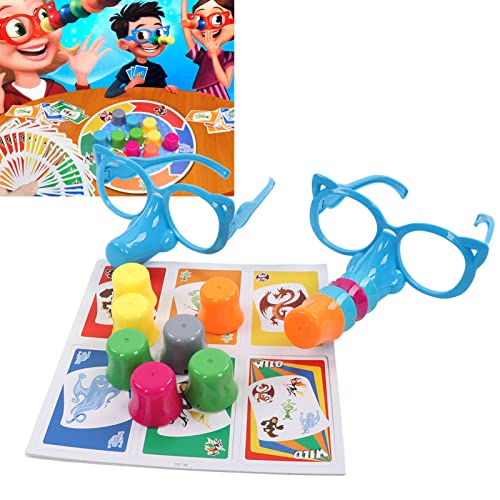 Stadtkrimis Exit Escape Stadtführung Wachsende Nase Gesellschaftsspiel, Familienspiel, Interaktives spiel, ABS Plastik & Papier, 4 Becher, 24 Karten, 11 Nasenabdeckungen - Spaß für Eltern & , Fördert Geschicklichkeit & Kommunikation
