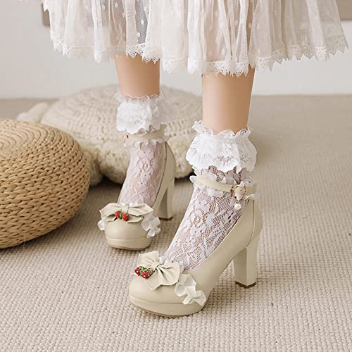 Chaussures plateforme bout fermé et bride cheville pour robe de mariée
