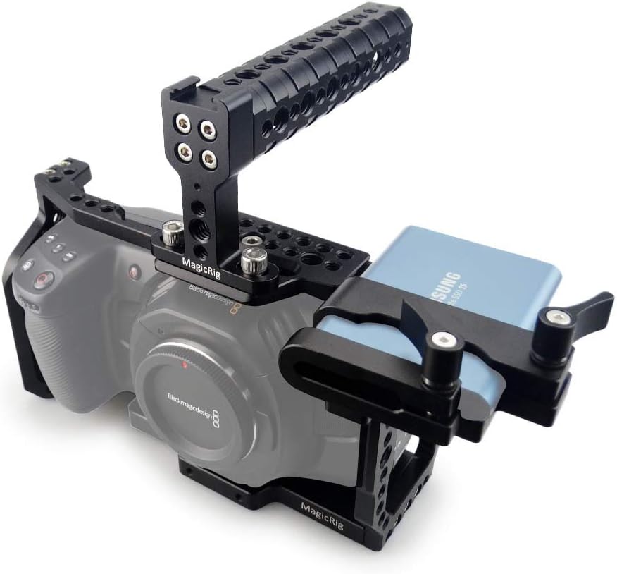 BMPCC 4K / BMPCC 6K Camera Cage Kit for Blackmagic Design Pocket Cinema Camera 4K / 6K