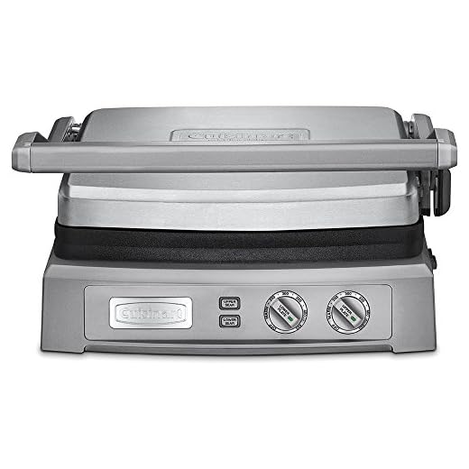 GR-150 Griddler Delux - Brushed Stainless (Renewed)