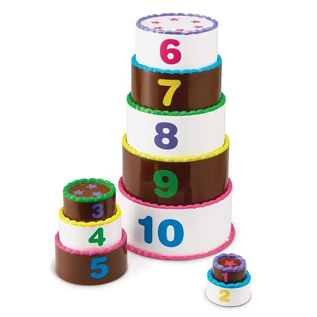 Foto 5 de 7 de Learning Resources Tarta con números para Contar Stack & Count Layer Cake de Smart Snacks