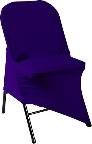 Vista 103 de Fundas de elastano para silla, 12 unidades, protector lavable, fundas de silla plegables para sala de estar, fiesta, banquete, boda, hotel Esmeralda