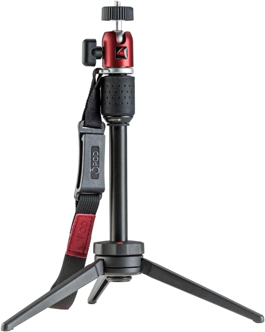3Pod Small Portable 2-Section Table Top Mini Tripod with Ball Head for DSLR & GoPro Cameras