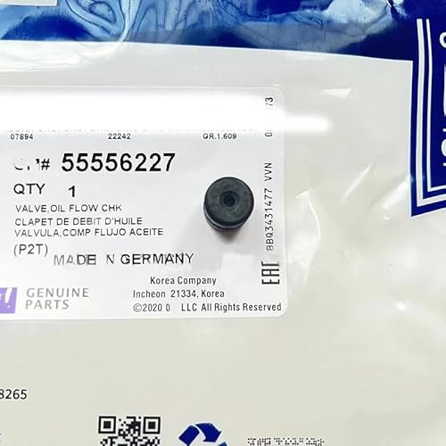 Nlynx 55556227 Engine Oil By-Pass Valve Restrictor Oil Flow One-Way Valves Restrictor Check Valve Auto Parts Deep-Fried Dough Sticks Limiter thumb #1