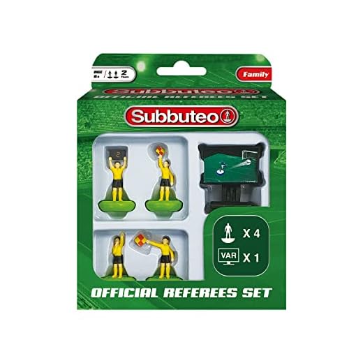 Rocco Giocattoli - Subbuteo Arbitri con Set VAR, LS-041746