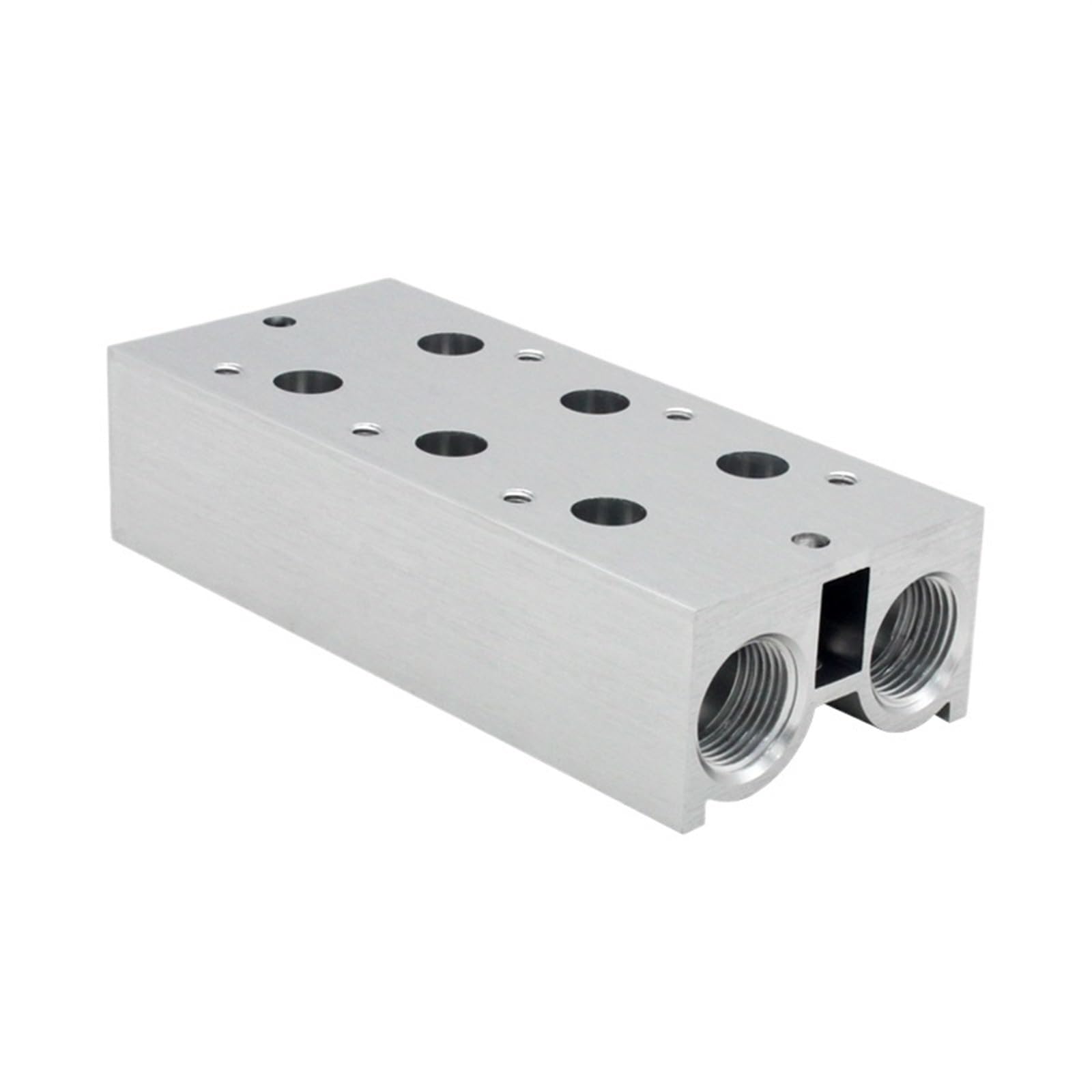 Base colector 3V100M 9F para evitar fugas en placa de válvula solenoide industrial