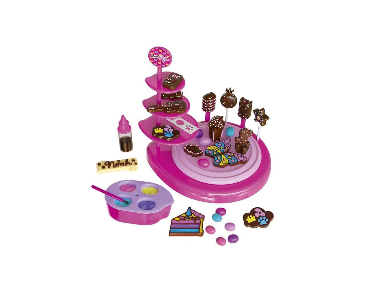 LANSAY Mini délices Jeu de cuisine Mon super atelier Chocolat 5 en 1 - À partir de 6 ans