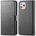TUCCH iPhone 11 Pro Max Wallet Case, Magnetic Auto Wake Sleep RFID Protection Card Slots [TPU Shockproof Interior Case], PU Leather Stand Flip Cover Compatible with iPhone 11 Pro Max 6.5 inch, Black