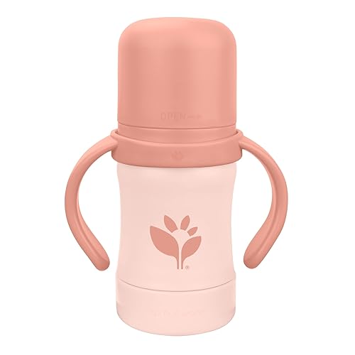 Miniatura 8 de Green Sprouts Sprout Ware Sip & Straw 6oz, 6mo+, plástico vegetal, silicona curada con platino, apto para lavavajillas, crece con el bebé, probado