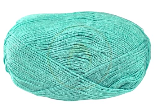 Image of 10-Pack of Yonkey Monkey 500 Grams Yarn - 70% Rayon derived from Bamboo, 30% Cotton - Imported - Light Green 9071