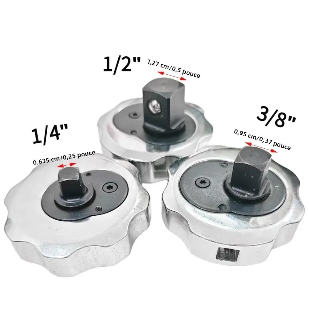 Klucze dynamometryczne 3 sztuki 1/2" 3/8" 72 zęby Palm Heart Mini grzechotka Klucz 2 w 1 Wielofunkcyjny mały klucz dynamometryczny