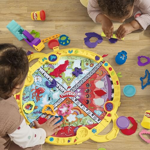Play Doh Tapis de Voyage Coffret Découverte avec pâte à Modeler - vue 5