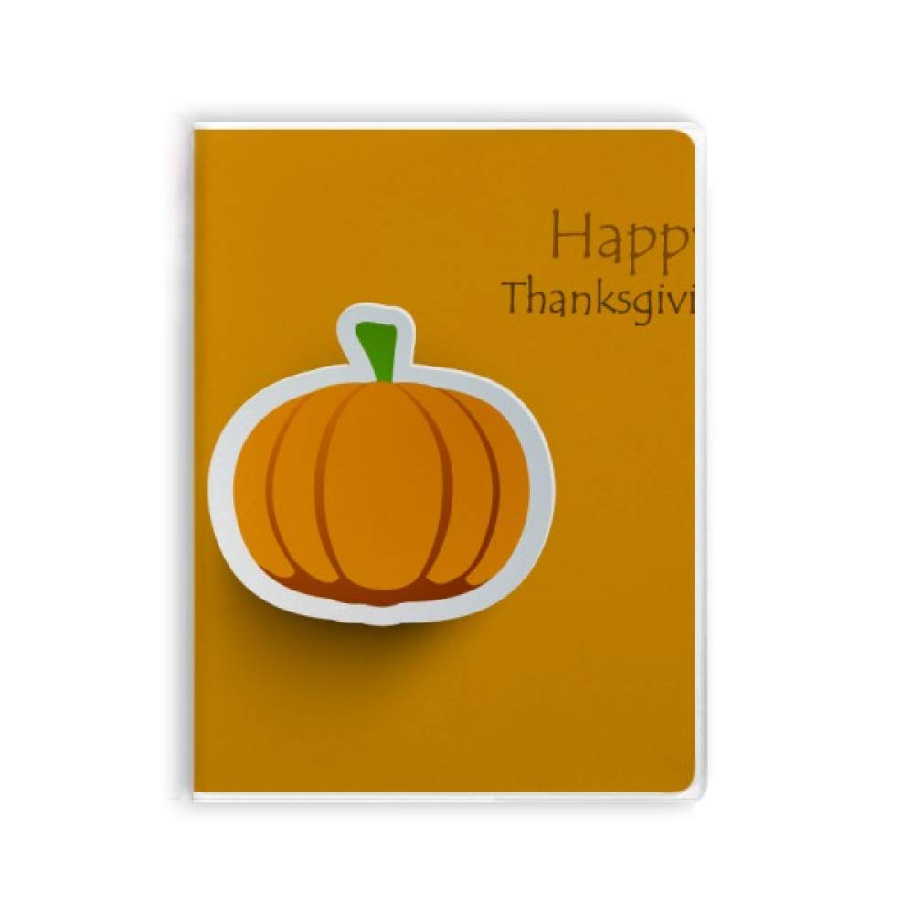 Carnet de notes citrouille Thanksgiving couverture souple ligné écriture - 4