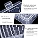 Imagen de Caja de almacenamiento vacía para bobinas de hilo de coser Caja de almacenamiento para 42 rollos de hilo práctico Caja de hilo de coser Caja de hilo de coser para máquina de coser bobinas para hilo de
