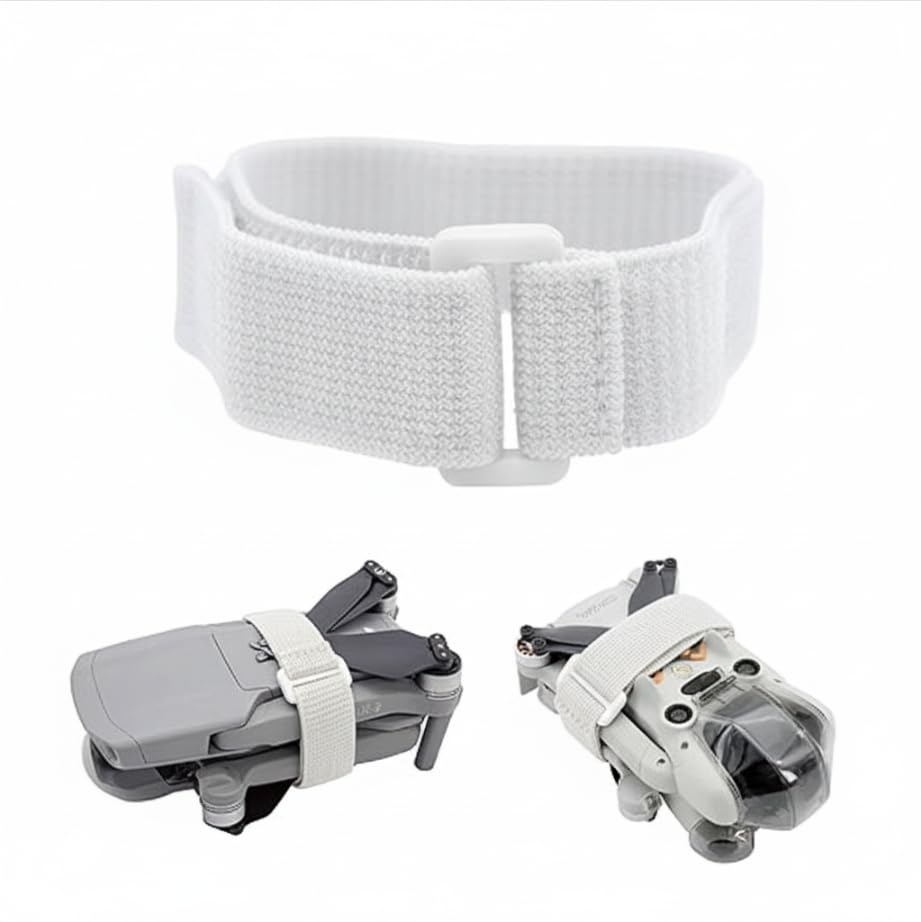 Universal Props Holder Belt Compatible with Dji Mini 2, 3, 4 Pro/Mavic 2 Pro, Air 2s, Air 3, 3 pro & Classic Propeller Protector Vel-cro Holder Strap Accessories