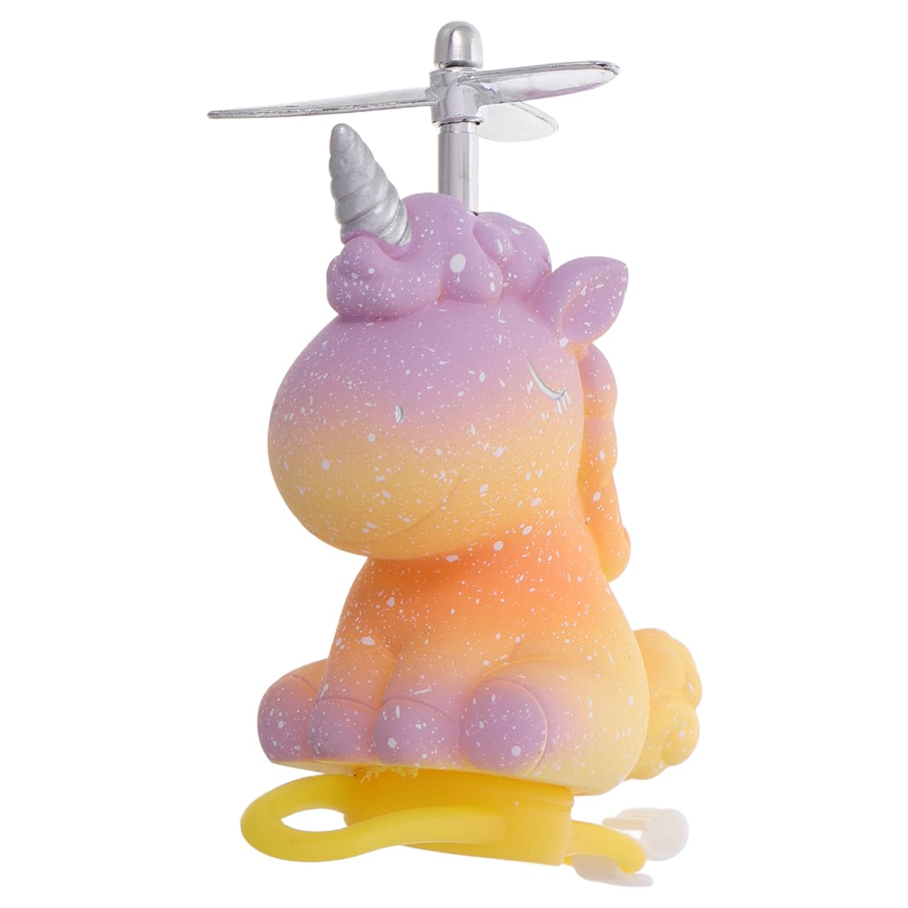 FUNOMOCYA Unicorn Handlebar Mount Decor for Motorcycle Cute Motorcycle Ornament Easy Installation Unique Design for Scooters Bikes Enhances Style and Appearance