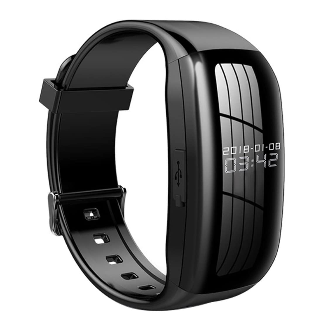 Grabadora de vídeo por Voz Digital, cámara de Audio 8G, Pulsera, Dispositivo de grabación con cancelación de Ruido