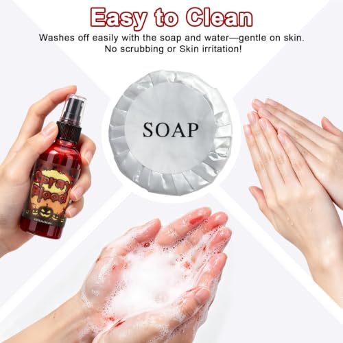 10PCS Halloween Fake Blood Kit Scary Cosplay SFX Makeup Accessories - image 7