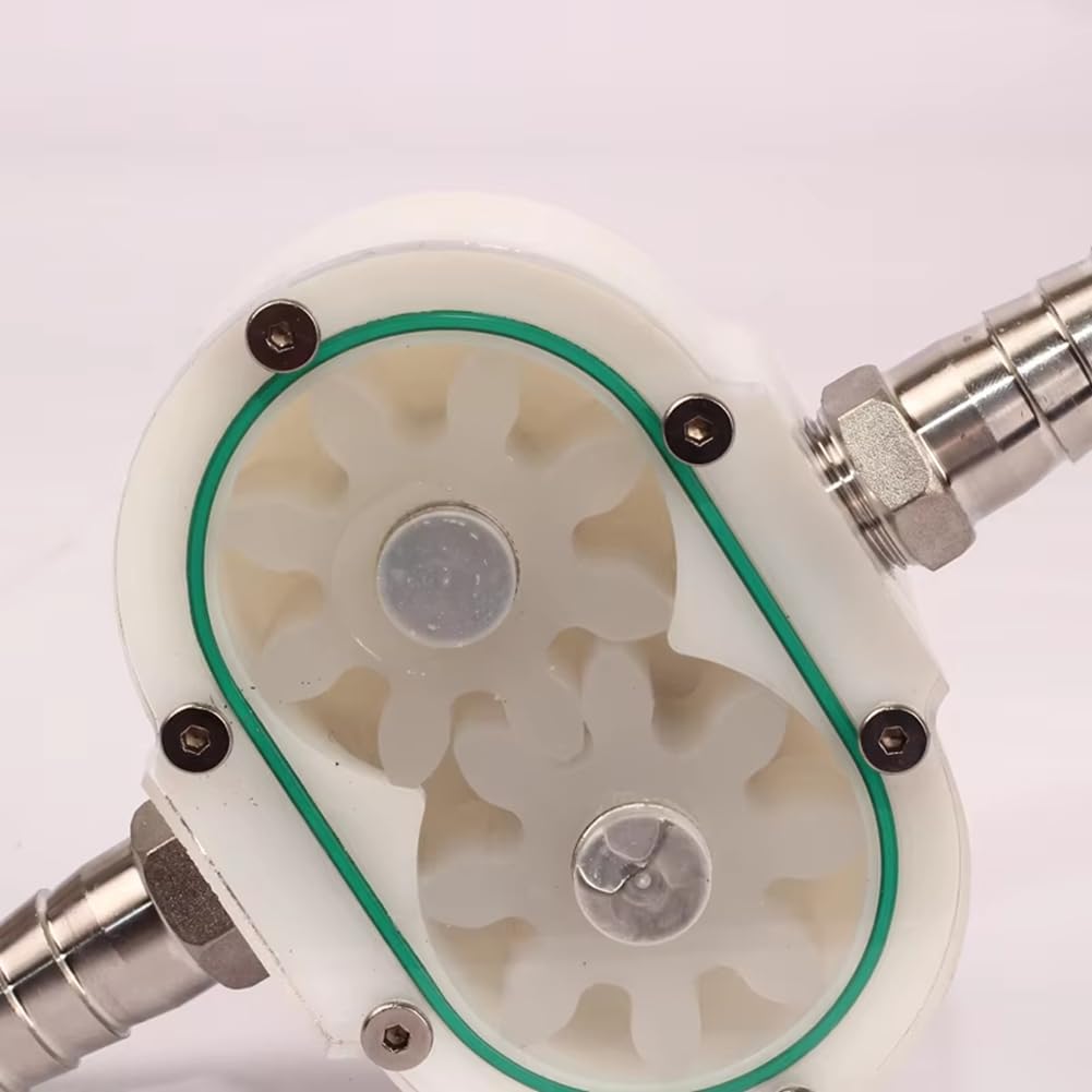 Kleine Stil Zahnradpumpe 4L/Min für Abfüllmaschine Honigpumpe Viskose Flüssigkeit Sesampaste Erdnussbutter 8-Gang-Pumpe für Lebensmittelverarbeitungsgeräte