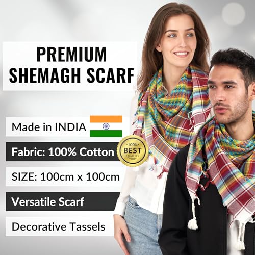 Image of Desert Shemagh Scarf - Stylish & Versatile Fashion Scarf for Men & Women