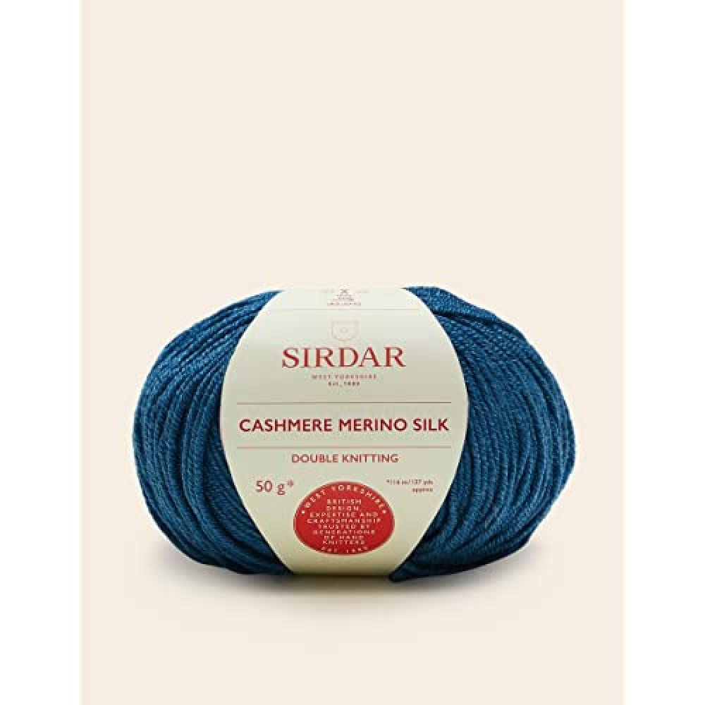 SirdarSirdar Cashmere Merino Silk DK, Orient Blue (418), 50g