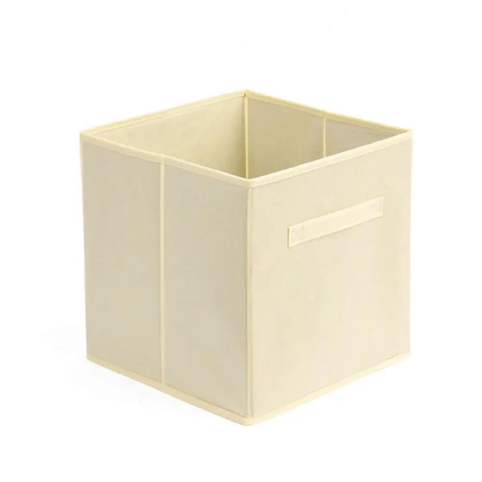 CGUOHU 6pcs Collapsible Cube Storage Bin Non Woven Fabric Box Home Organizer Drawer Toy Cabinet Organization For Wardrobe Storage(Yellow)