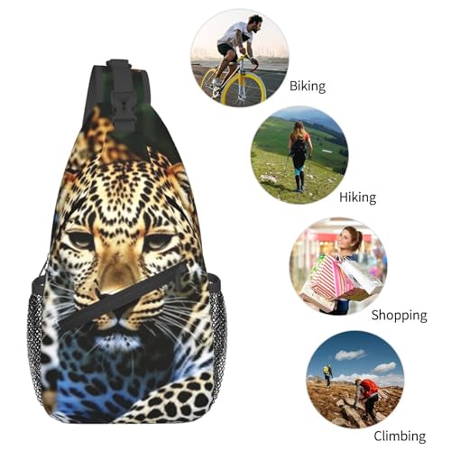 Bolso cruzado estilo sling unisex negro miniatura 6