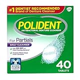 Partials Triple Mint Freshness Antibacterial Denture Cleaner Tablets