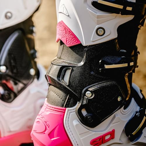 Image of SiDI | Offroad Motorcycle Boots, Professional Motocross Boots for Men CROSSFIRE 3 SRS, Adjustable and Replaceable Buckles, Flex System, Hyper Extension Block