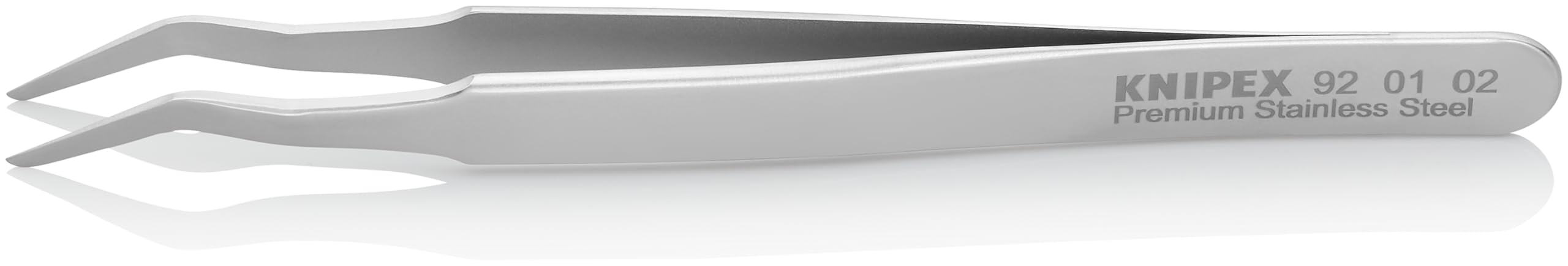Knipex 120 mm, Stainless Steel, Smooth, Tweezer
