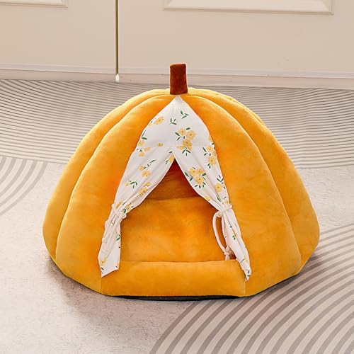 Cama cueva para gatos relajante invierno para mascotas interior 3