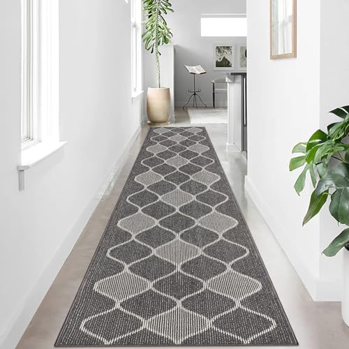 Cekene Tapis de couloir antidérapant pour couloir, entrée, buanderie - Lavable en machine - 65 x 300 cm