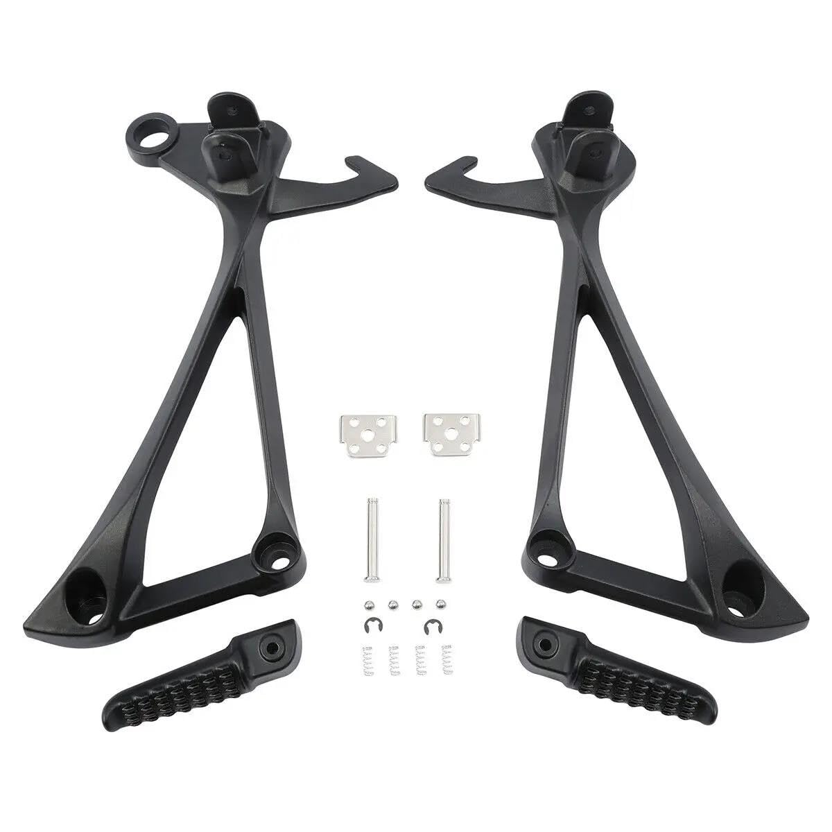 Repose-pieds passager Ninja ZX10R support cale-pied moto aluminium amovible arrière 2011 2012 2013