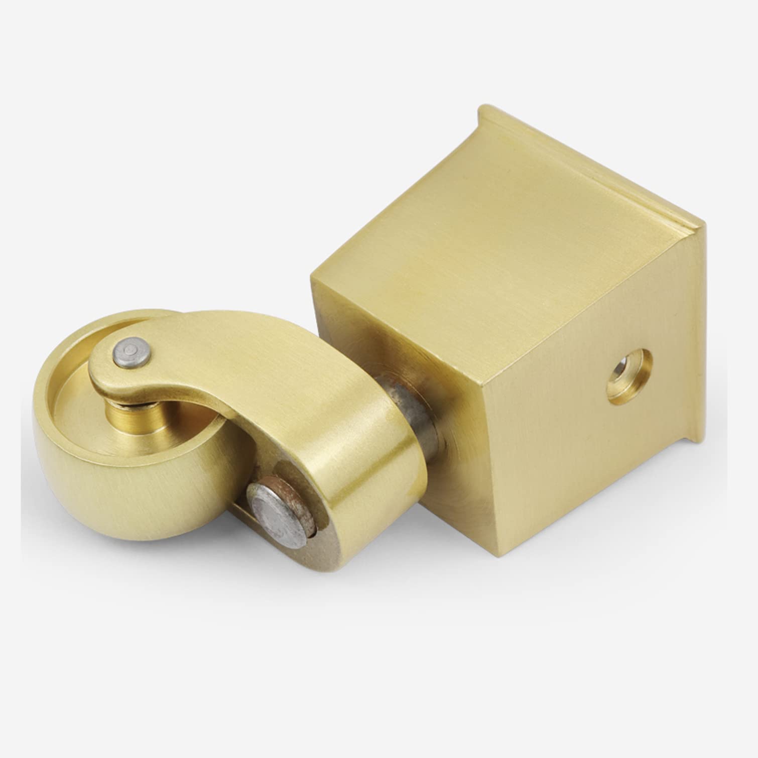 Lot De 4 Roulettes En Laiton Massif, Roulettes Pivotantes De Style Tasse Carrée Polie Antique, Rotation à 360°, Silencieuses, Lisses, Pour Pieds De Piano, Canapés, Meubles Vintage, Capacité De C