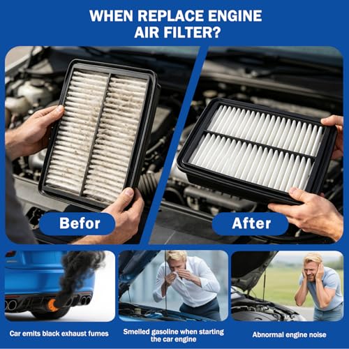 Image of Engine and Cabin Air Filter Set for 2019-2026 Mazda 3, 2019-2026 CX-30, 2023-2026 CX-50 (Not For Hybrid) - Replacement Filters BDTS61J6X PAH9-13-3A0A Accessories