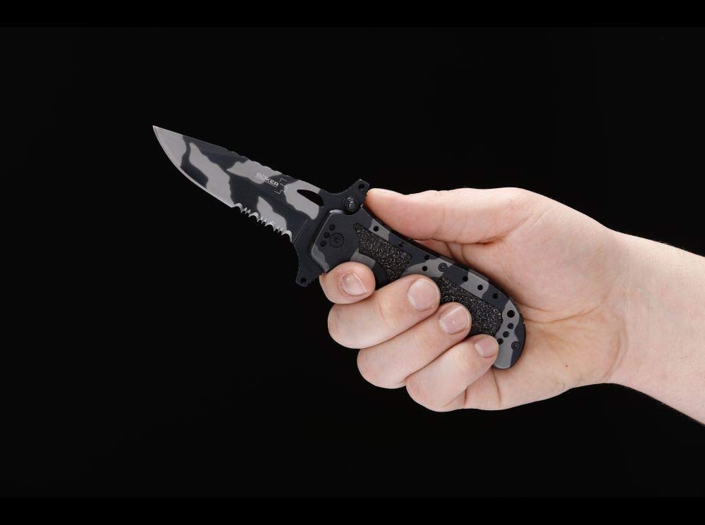 BOKER PLUS Kerberos by Sam Lurquin coltello pieghevole EDC - Coltelleria Lionetti