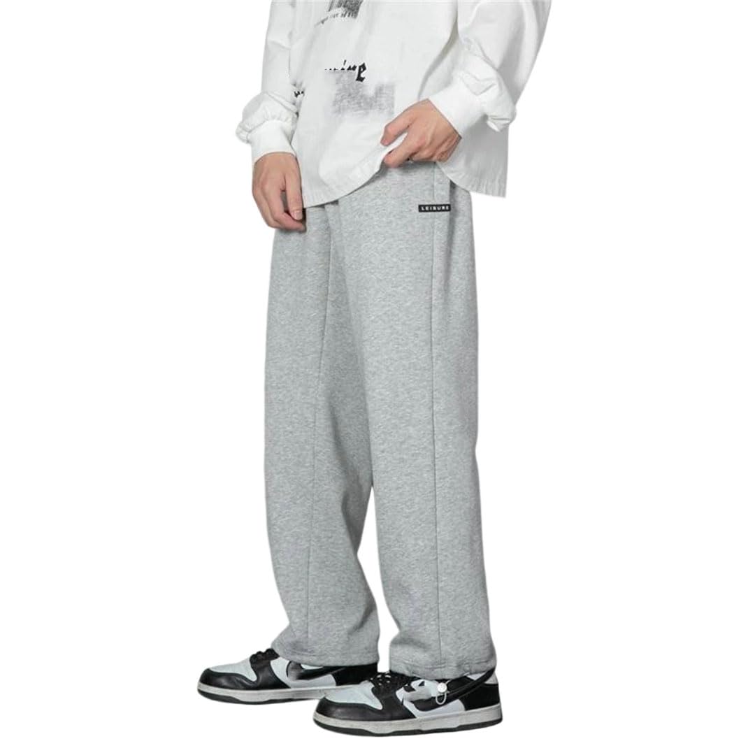 MenS Straight Leg Sweatpants Oversize Casual Sports Jogger Pants