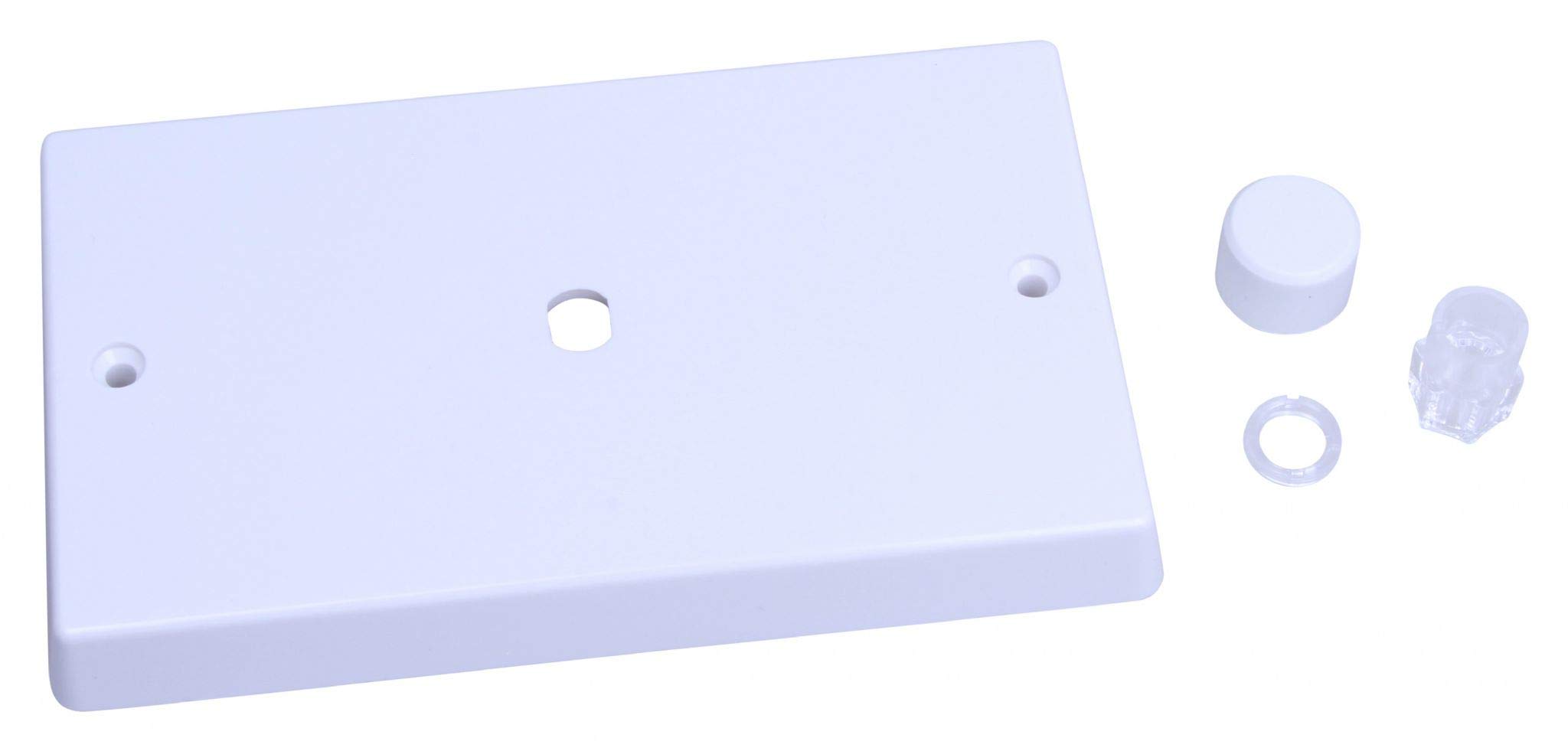 Varilight 1 gang Dimmer Switch White PVC