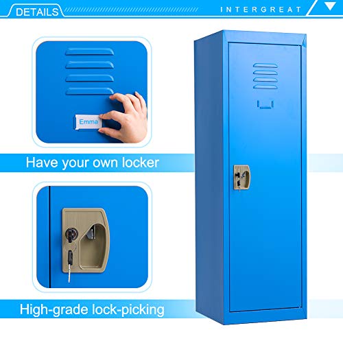 Locker For Kids Metal Locker For Bedroom Kids Room Steel Storage Lockers For Toys Clothes Sports Gear 49 Inch Blue Buy Online In Belize At Belize Desertcart Com Productid 190299497
