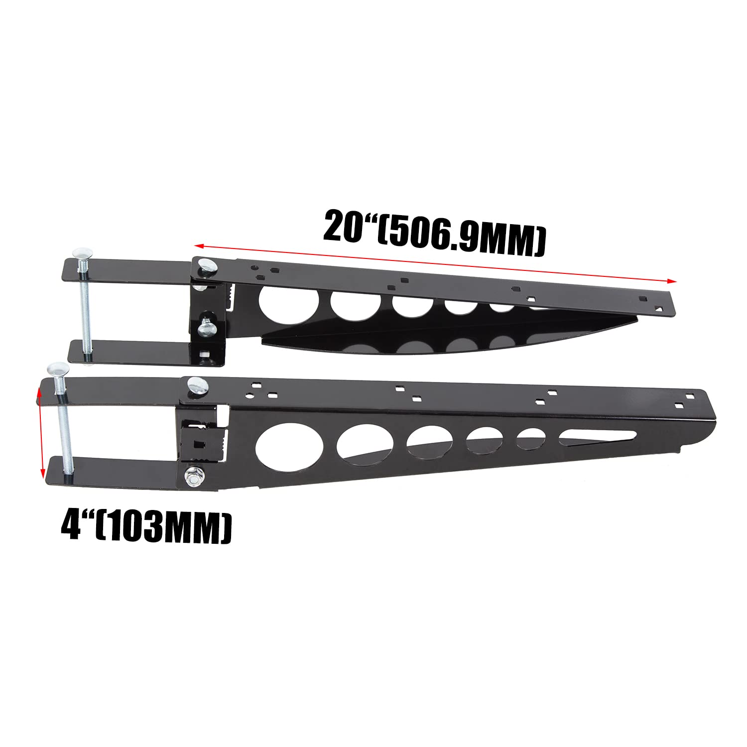 HECASA Bumper Cargo Bracket Compatible With RV 4 Inch Bumper Mounted Cargo Box/Generator Tray Support Arms : Buy Online At Best Price In KSA - Souq Is Now - Foto 10