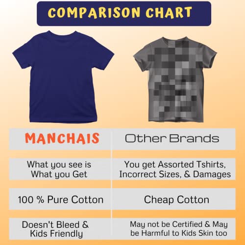 Image of Boys Tshirt Tshirts for Kids Boys Kids t Shirts fr Boys Organic Cotton Short Sleeves Round Neck Regular Fit T-Shirt for Baby Boy Solid Plain T-Shirts Boy