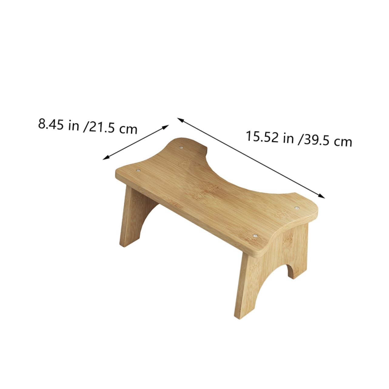 WOONEKY Poggiapiedi per Bambini Sgabello Wc Antiscivolo in Plastica Resistente Supporto Stabile per Bagno Famiglia Uso Quotidiano