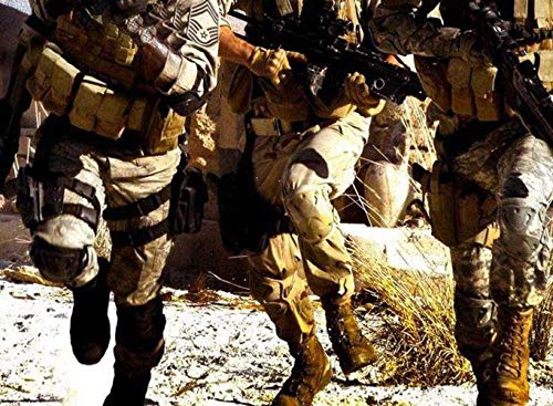 Military Tactical Knee Pads Elbow Pads Outdoor Sports Combat Knee & Elbow Protective Pads Skate Cp Camo Skate Protective Pad Army Combat Airsoft Hunting Paintball Swat #TOP5