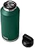 YETI Rambler 64 oz Bottle, Vacuum Insulated, Leakproof, Stainless Steel with Chug Cap, Black Forest Green