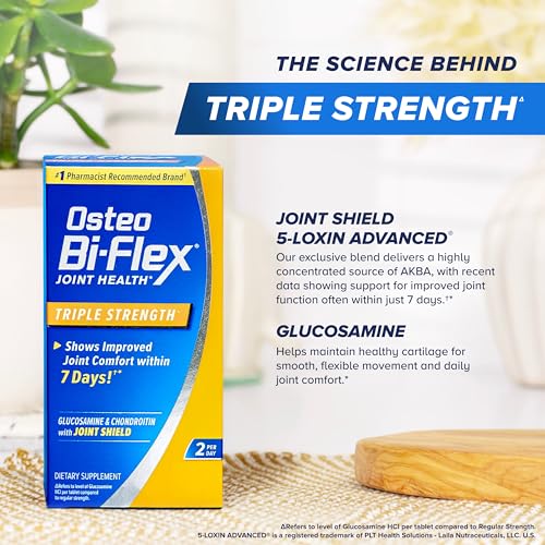 Image of Osteo Bi-Flex Triple Strength Glucosamine Chondroitin Supplement, 40 Ct | Improve Joint Function, Strength, Flexibility, Mobility 40 Coated Tablets