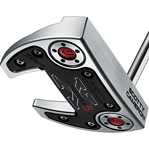 New Titleist Scotty Cameron 2014 Futura X5R Silver Mist Wing Mallet, 33 Inch, w/Matching Futura X5R Putter Head Cover