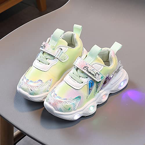Sapatos de caminhada com capa de chuva infantil para meninas crianças pequenas LED sapatos de caminh