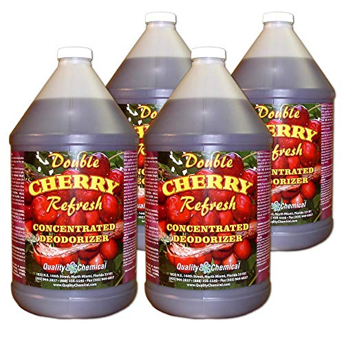 Double Cherry Refresh - Concentrated yet economical deodorant for the removal of unpleasant odors-4 gallon case